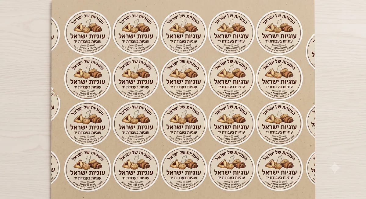 מדבקות מוצר